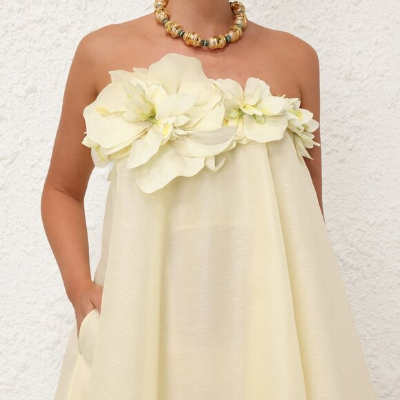 Zimmermann ILLUSTRATION strapless midi dress - Picture 10 of 14